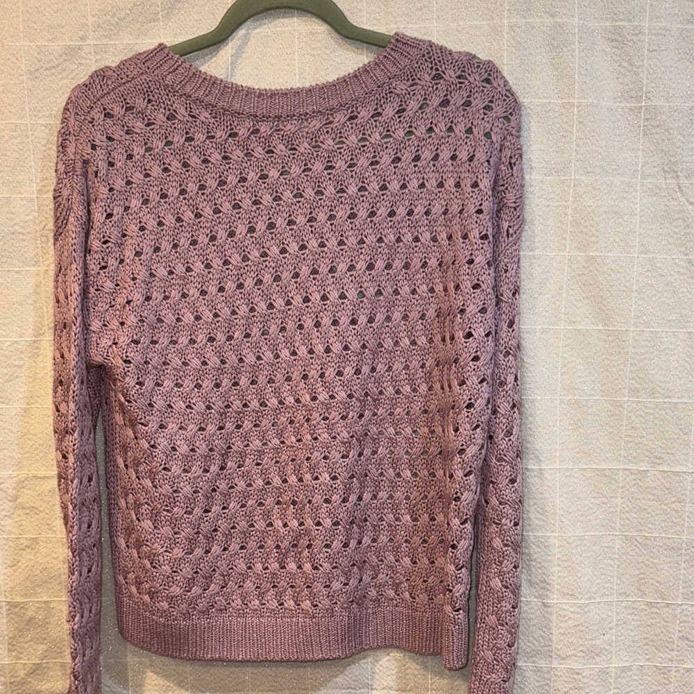 Halogen Dusty Pink Knit Sweater - Picture 3 of 3